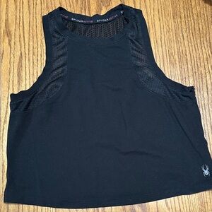 Spyder Women's Black Mesh Tank Top